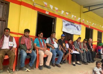 जनसेवा आबिलाई दुईकोठे भवन र तीनकोठे शौचालय हस्तान्तरण