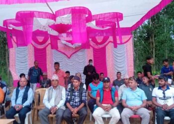 गुर्भाकोट ६ मा वडा स्तरीय वडा अध्यक्ष कपको उद्घाटन