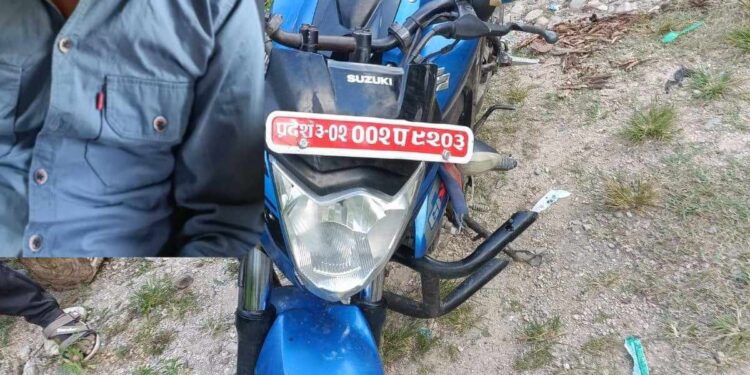 बिरेन्द्रनगरमा बालकलाई ठक्कर दिएर फरार रहेका मोटरसाइकल चालक पुर्बि सुर्खेत बाट पक्राउ