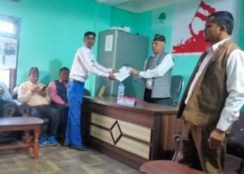 अपेक्षा अनुरुप काम नभएको भन्दै नेपाली कांग्रेस  गुर्भाकोट २ ले बुझायो ध्यानाकर्षण पत्र
