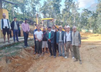 देउसी भैलोबाट उठेको रकम विद्यालयको फिल्ड निर्माणमा