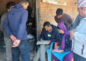गुर्भाकोटको मेहेलकुना र बोटेचौर बजारमा व्यवसाय दर्ता शिविर संचालन