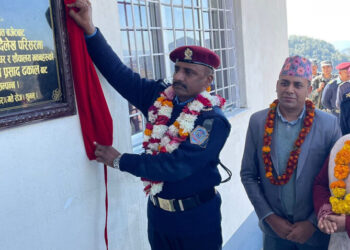 दैलेखको पानीपोखरी प्रहरी चौकीको ३१ वर्षपछि आफ्नै प्रहरी भवन