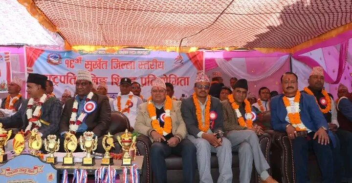 सिम्तामा १६ औँ जिल्ला स्तरिय राष्ट्रपती रनिङ शिल्ड प्रतियोगिता सुरु