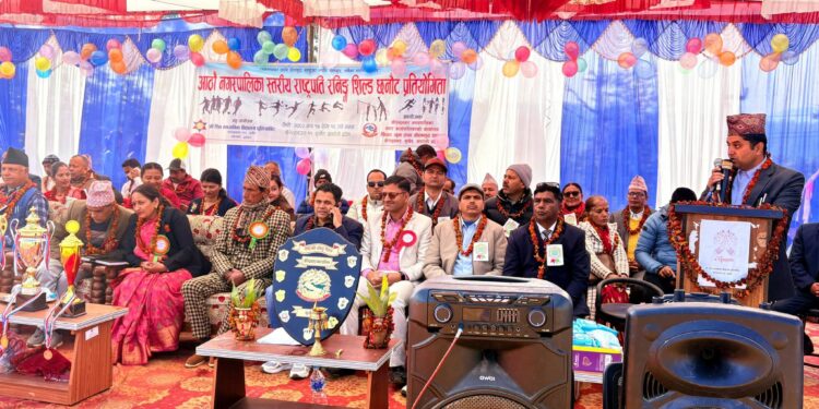 शिव मावि धुलियाविटमा वीरेन्द्रनगर नगरपालिका स्तरीय रनिङ शिल्ड छनाैट प्रतियोगिता सुरु