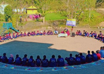 साहारामा “साझा चौतारी” अभियानको भव्य शुभारम्भ:किताबसँगै अब समाजका अनुभव पनि पढाइने