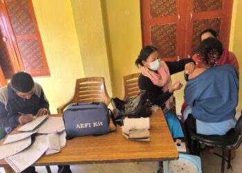 कालिमाटी गाउँपालिकामा एचपीभी खोप अभियान सम्पन्न