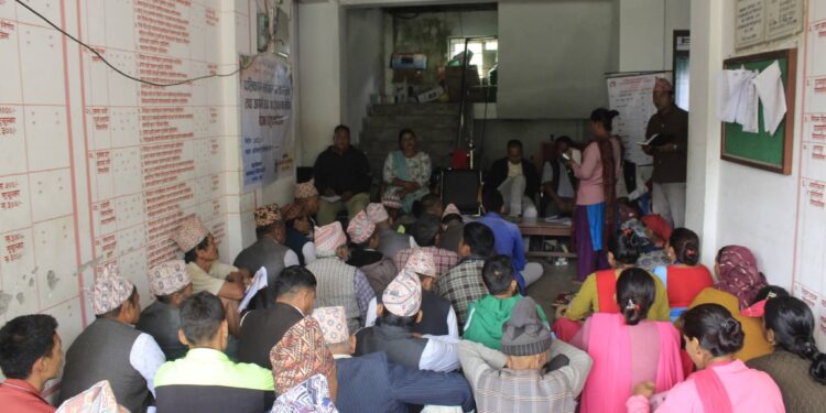 कालिमाटी २ मा पालिकासँग नागरिक संवाद तथा योजना तर्जुमा कार्यक्रम सम्पन्न